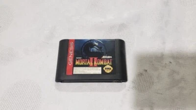Mortal Kombat II Sega Genesis Game Cartridge Only Fighting Game 1994 SEGA - Image 1 of 3