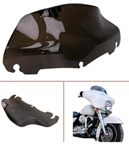 9" Smoked Dark Wave Windshield Windscreen Wind Splitter Fit For Harley... - Picture 1 of 9