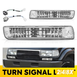 8x Front Turn Signal Indicator Bumper Light For Toyota Land Cruiser HZJ80 Series - Picture 1 of 9