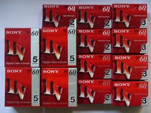 52 Sony MiniDV DVM60R3 60 Minute Digital Video Camera Camcorder Cassette Tapes - Photo 1 sur 1