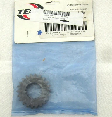 Team 22T 16 Spline Hyvo Upper Top Sprocket Gear for Yamaha 351361-007 - Image 1 of 2