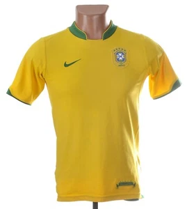 BRAZIL NATIONAL TEAM 2006/2008 HOME FOOTBALL SHIRT JERSEY NIKE L BOYS - Picture 1 of 10