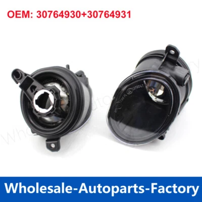 1 conjunto de farol de neblina para-choque dianteiro L+R lâmpada de direção para 2008-2011 Volvo S40 V50 - Imagem 1 de 4