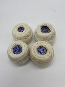 DMC Cebelia 100% Crochet Cotton Size 30 50 gram Lot Of 4 New