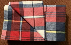 Tommy Hilfiger - Smith Plaid Flanella Standard Finta Blu Rosso Giallo - Foto 1 di 4