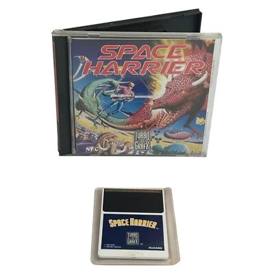 Space Harrier (TurboGrafx 16, 1988) TG16 CIB Complete w/ Manual Tested - Image 1 of 4