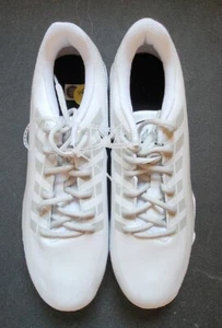 Botines de fútbol americano profesionales DQ5114-100 blancos negros para hombre talla 10,5 - Imagen 1 de 6