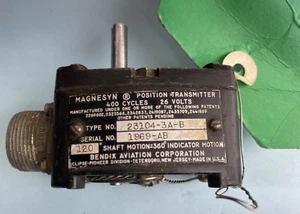 Magnesyn 23104-3A-B Vane Position Transmitter, 400hz 26V, Repairable - Picture 1 of 6