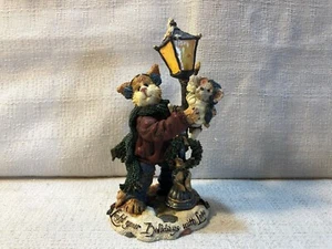 Boyds Bear Purrstone Mr Fuzzywig Sparky Holiday Glow 2E Figurine 371018 - Picture 1 of 7