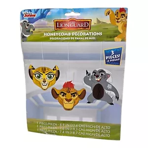 Disney Junior The Lion Guard Hanging Honeycomb Party Decorations - Picture 1 of 2