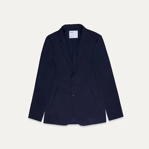 NWT Five Four FF. LA Nomad Blazer Size XL Navy Lightweight Stretch Nylon Minimal - Picture 1 of 2