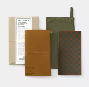 TRAVELER'S FACTORY Notebook ACE HOTEL KYOTO Camel Limited Edition from Kyoto - Picture 1 of 6
