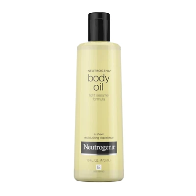 Neutrogena Body Oil Light Sesame Formula Dry Skin Moisturizer 16 FL OZ - Image 1 of 4