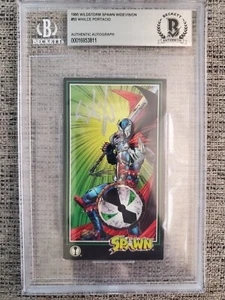 Wilce Portacio AUTO Firmado 1995 Wildstorm Spawn Widevision #50 Beckett BAS - Imagen 1 de 2