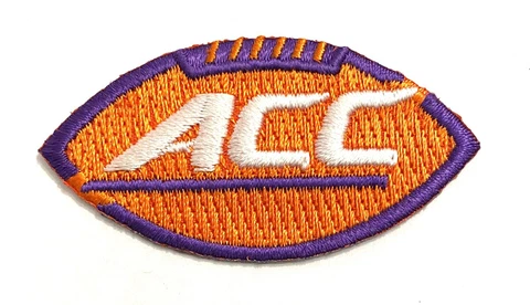 CLEMSON TIGERS ACC PATCH  NCAA COLLEGE FOOTBALL  BASKETBALL JERSEY IRON ON Cover