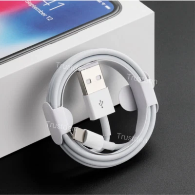 1/3/5 Lot 3/6Ft USB Charger Cable For Apple iPhone 13 12 11 8 7 6 Charging Cable - Image 1 of 4