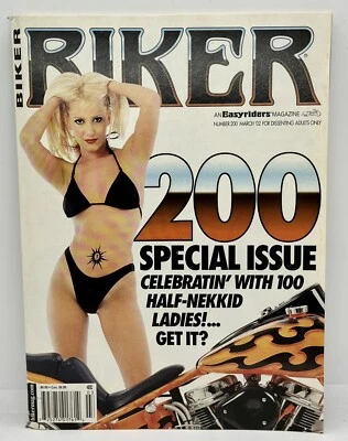VTG Easyriders Biker Magazine March 2002 Motorcycle No 200 Special Issue - Image 1 of 2
