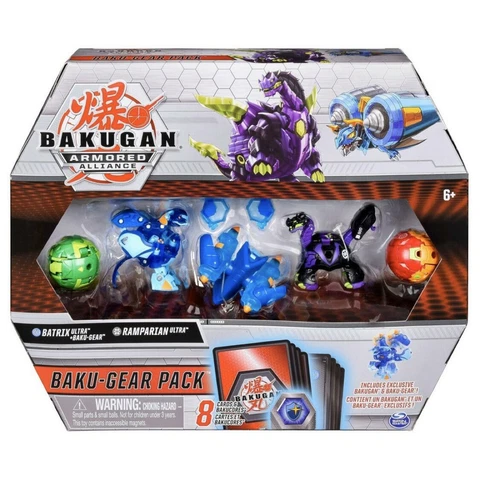 Bakugan Armored Alliance, Aquos Batrix Baku-Gear Pack 4-Pack with BakuGear Cover