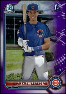 2022 Bowman Chrome #BCP-172 Alexis Hernandez Purple Refractor /250 R8187 - Picture 1 of 2