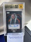 BGS 9.5/10 Ahsoka Tano Rosario Dawson Auto /25 Orange Refractor Topps Chrome SW