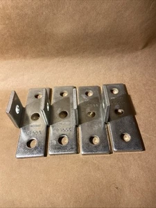 (QTY of 4) 4-Hole 90° Bent "T" Corner Angle for Unistrut Channel #4740 P1033 - Picture 1 of 3