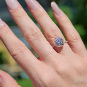 Wedding 14K Yellow Gold Diamond Ring 2.60 Ct Round Cut IGI Lab Created - Picture 1 of 11