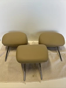 2011-2015 Hyundai Sonata Rear Head Rest Headrest Set of 3 Leather OEM - Bild 1 von 14