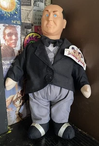 Vintage 1996 Three Stooges lockige Plüschpuppe Figur One Stop Toy Co. Slapstick - Bild 1 von 5