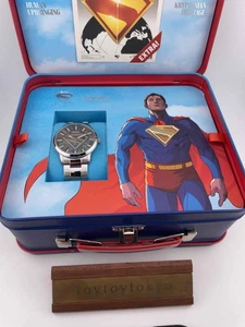 Reloj Pulsera Fossil X Superman LE1207SET S-Shield Solapa Pin Edición Limitada 2025 - Imagen 1 de 8