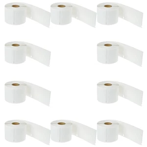 10  Rolls of 300 Large Shipping Labels for Dymo LabelWriter 450 Duo 2-5/16" x 4" - Picture 1 of 22
