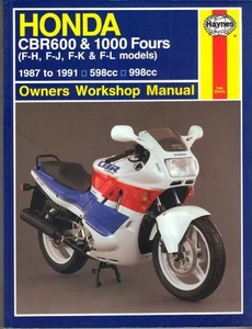 HONDA CBR600 F,CBR1000 F,CBR600 F1,HURRICANE HAYNES WERKSTATTHANDBUCH 1987-1991 - Bild 1 von 1