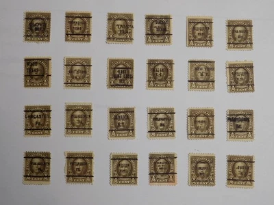 U S Coll'n de (24) usado Diffn't cities PRECAN. DEFIN-11-20-D*-1/2 C N. HALE Foto 1 de 2