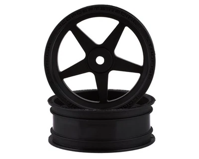 JConcepts (Black) (2) Starfish Street Eliminator 2.2" Front Drag Racing Wheels - Image 1 of 3