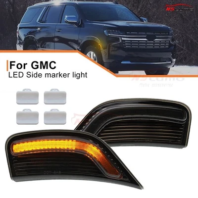 Для GMC Yukon XL 2021-2024 Chevrolet Taho Suburban Cadillac светодиодный габаритный фонарь - Изображение 1 из 4
