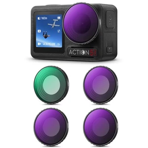 K&F Concept 4Pack CPL ND8 ND16 ND32 Filter Kit for DJI Osmo Action 5 Pro/ 4 - Picture 1 of 10
