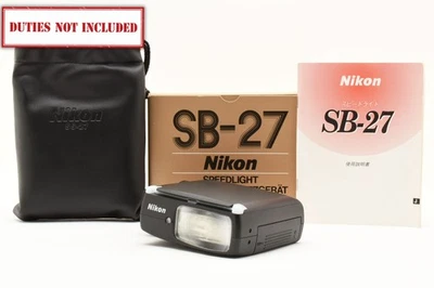 [MINT w/Box] Tested Nikon Speedlight SB-27 Shoe Mount Flash From JAPAN #7870 - Image 1 of 4