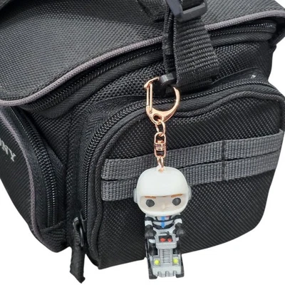 Matt Mason Astronaut Keychain on Cat Trac Vehicle– 2" Figure Exclusive Design - Image 1 of 4