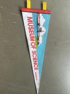 Vintage Museum of Science, Boston, MA MASSACHUSETTS Wimpel Banner 14 Zoll - Bild 1 von 7