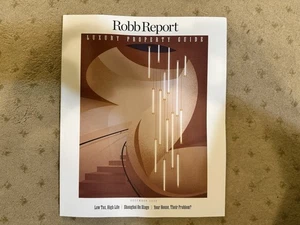 December 2025 Robb Report Luxury Property Guide Issue Magazine Jewelry - Imagen 1 de 1