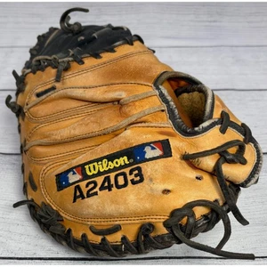 Guanto da baseball Wilson A2403 Pro Stock 1791 Pudge Catcher's Mitt serie A2000 - Foto 1 di 8