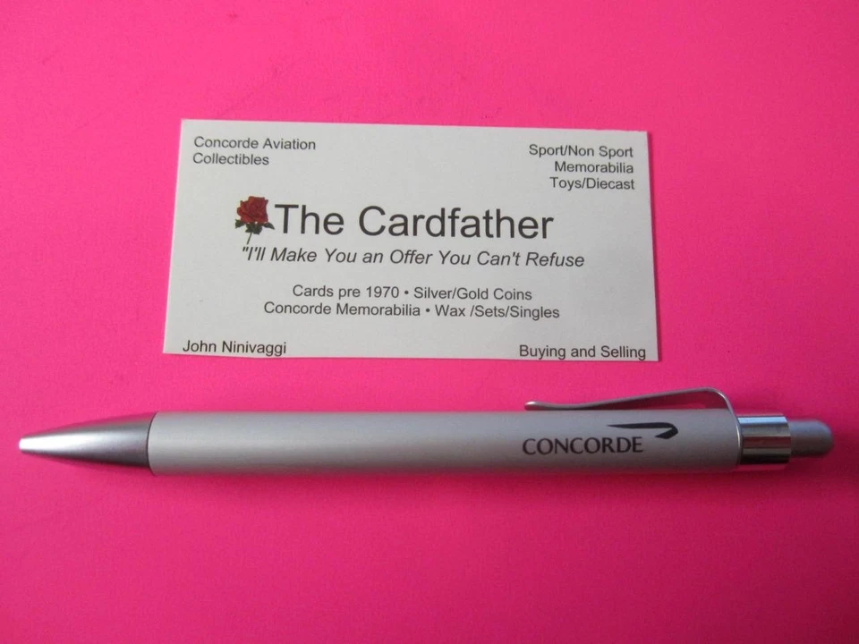 BOLÍGRAFO BRITISH AIRWAYS CONCORDE AIRPLANE LOGOTIPO SWOOSH BONITO MOMENTO DE REGALO Foto 1 de 1