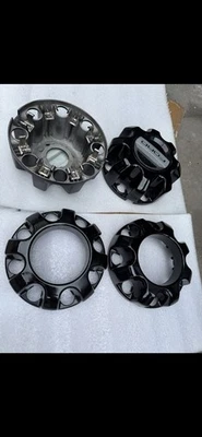 Juego de 4 F-250 F-350 Ford Super Duty negro brillante Foto 1 de 4