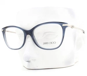 Jimmy Choo Eyeglasses JC 3007HB 5035 Glasses Crystal Blue Silver 54mm with Case - Picture 1 of 7