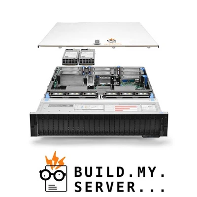 Dell PowerEdge R740xd NVMe Server 2.30Ghz 24-Core 128GB RAM 2x New 1TB SSD - Image 1 of 4