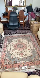 persian handmade silk and wool rug - Picture 1 of 1
