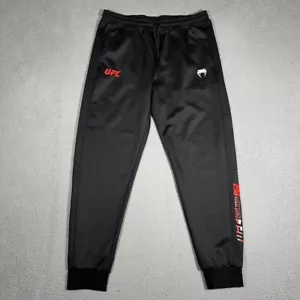 Venum Pants Mens 2XL Black UFC Adrenaline Sweatpants MMA Jiu Jitsu Fight Week - Picture 1 of 11