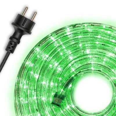 20 m LED Lichterschlauch Lichtschlauch 480 LED grün Partylichter Leucht-Schlauch - Bild 1 von 4