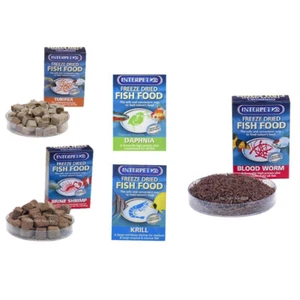 INTERPET FREEZE DRIED FISH FOOD FOR TROPICAL AND MARINE FISH - Picture 1 of 6