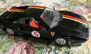 Modellino Auto Ferrari GTO 1984 Polistil 1/16 Vintage DieCast - Nera - Foto 1 di 10