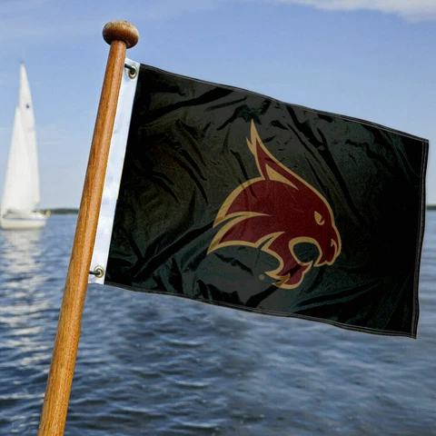 Texas State Bobcats Boat Yacht Nautical Flag Cover
